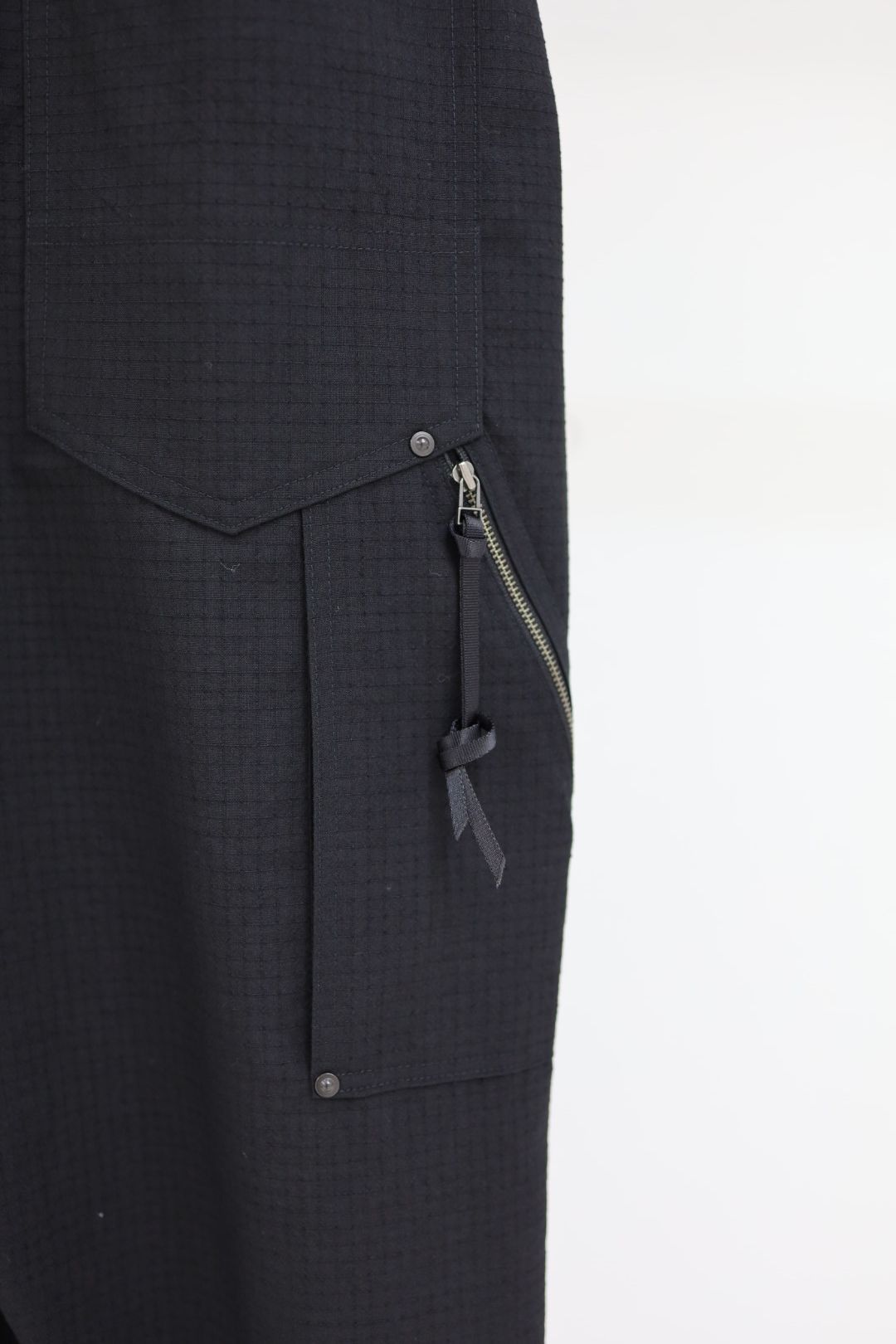 プロダクトトゥエルブ SS26 High Count Wool Ripstop Pants(26SS-PPT04)BLACK