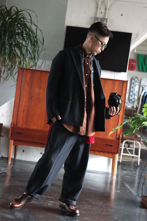 A.PRESSE BD Oxford Shirt(22SAP-02-05H)BROWN style