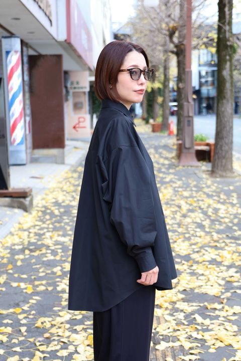 Graphpaper 25SS 新作High Count Broad L/S Oversized Regular Collar Shirt style.2024.12.24