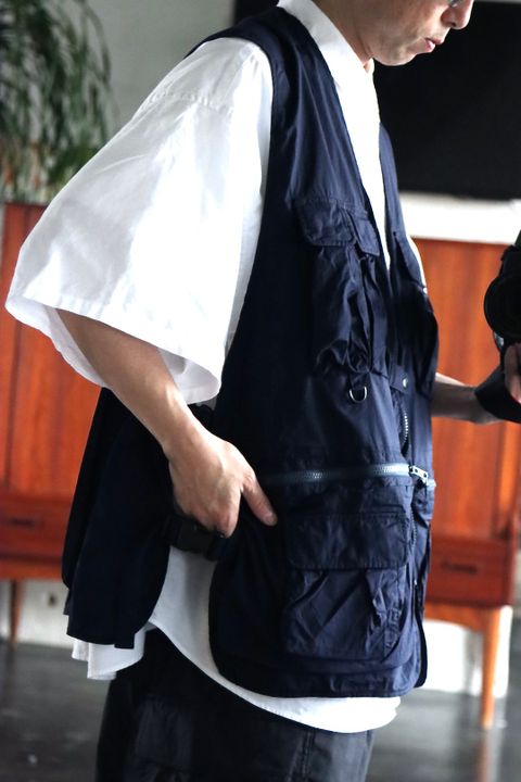 FreshService 22SS TYPEWRITER TACTICAL VEST"NAVY"style.2022.3.12.