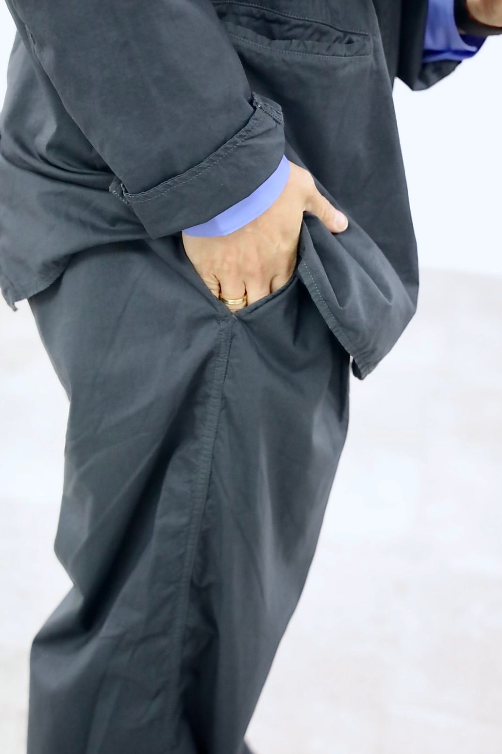 Graphpaper 26SS Garment Dyed Typewriter Oversized Jacketスタイル2026.3.13.