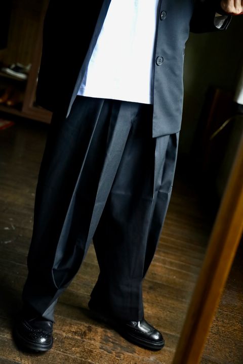 COMME des GARCONS HOMME ウールサージ3Bジャケットスタイル