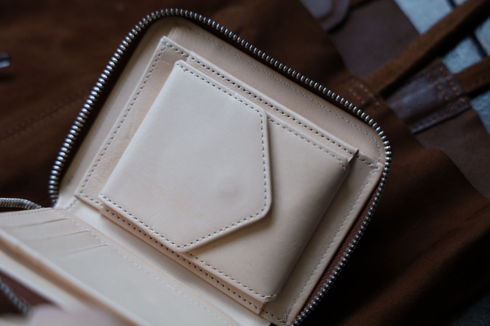 エンダースキーマ 財布 square zip purse(ur-rc-szp)brown