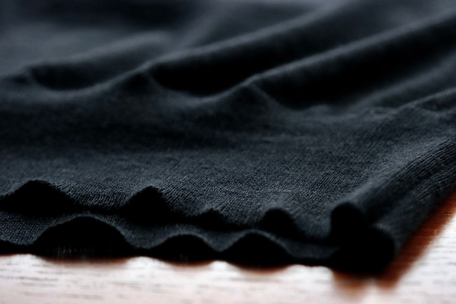 アプレッセ23SSニット Cashmere High Gauge Crew Neck Sweater(23SAP-03-05H)BLACK