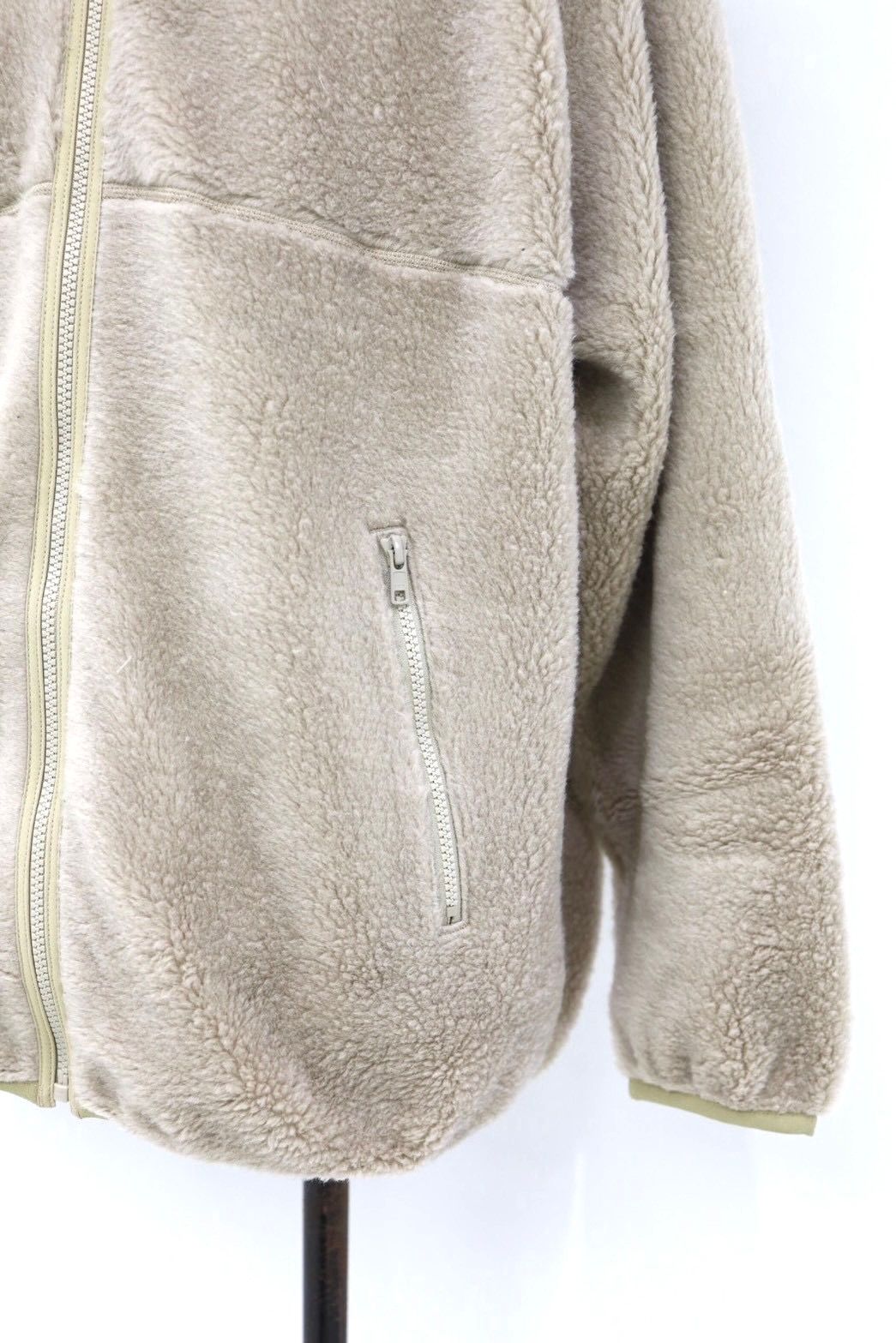 グラフペーパー Wool Boa Zip-Up Blouson(GU263-30340)BEIGE☆10月17日(土)発売！