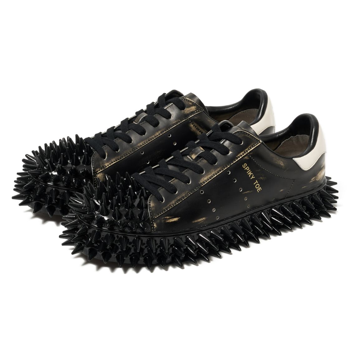 doublet 25AW スニーカーSPIKY LEATHER SNEAKER (25AW76FT63)BLACK☆7月12日(土)発売！