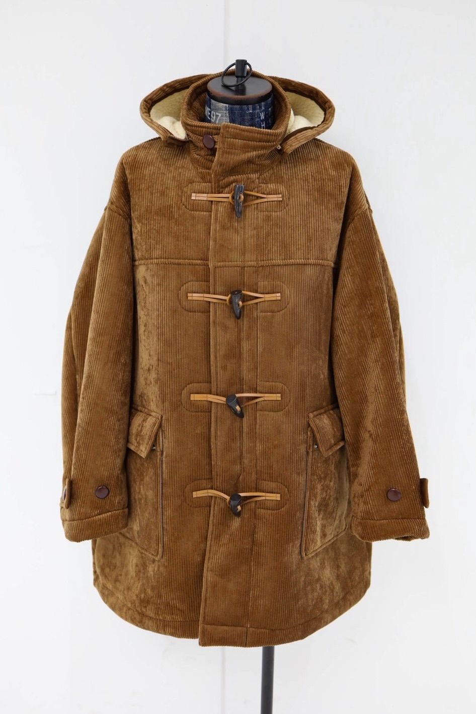 フレッシュサービス SHERPA CORDUROY DUFFLE COAT(FSC254-10064)BROWN☆11月22日(土)発売！