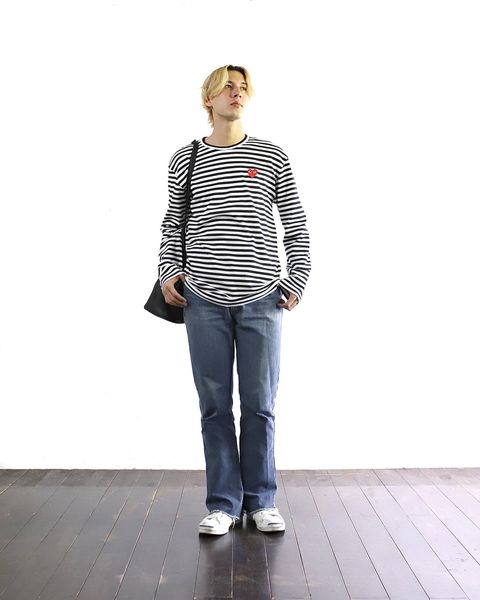 PLAY COMME des GARCONS 24SS ボーダーT style 2024.5.11