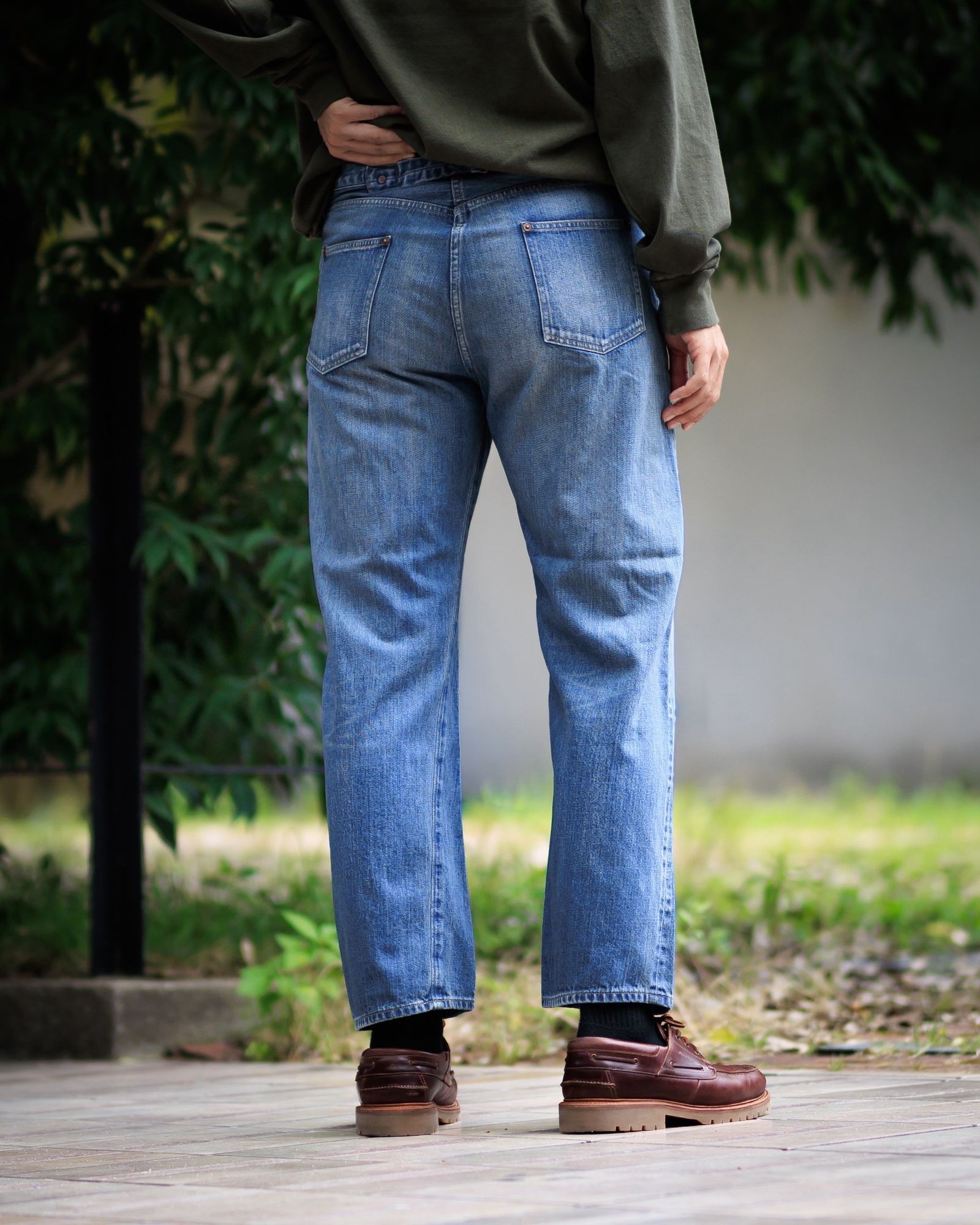 A.PRESSE - アプレッセ 2026 STYLE2 No.2 Washed Denim Pants(AP-4008