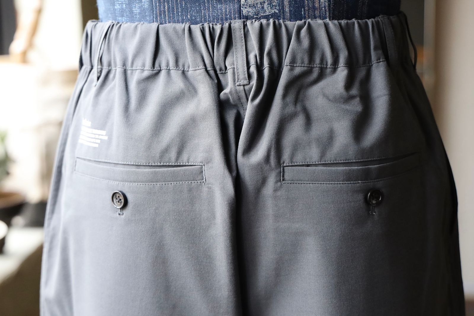 フレッシュサービス WOOLY CLOTH WIDE TROUSERS(FSC251-40109)GRAY
