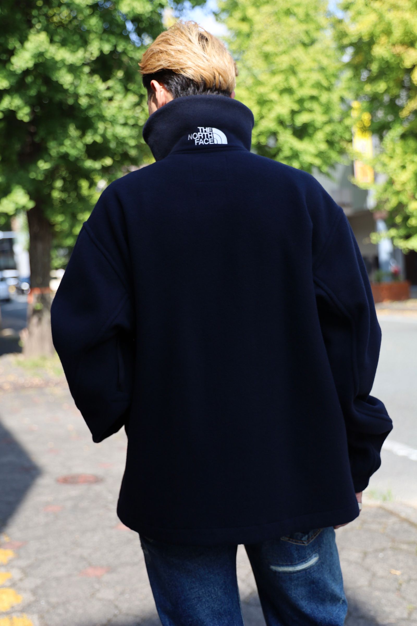 eYe JUNYA WATANABE MAN - アイジュンヤワタナベマン THE NORTH FACE ウールメルトンジャケット(WN-J917-100)NAVY  | mark