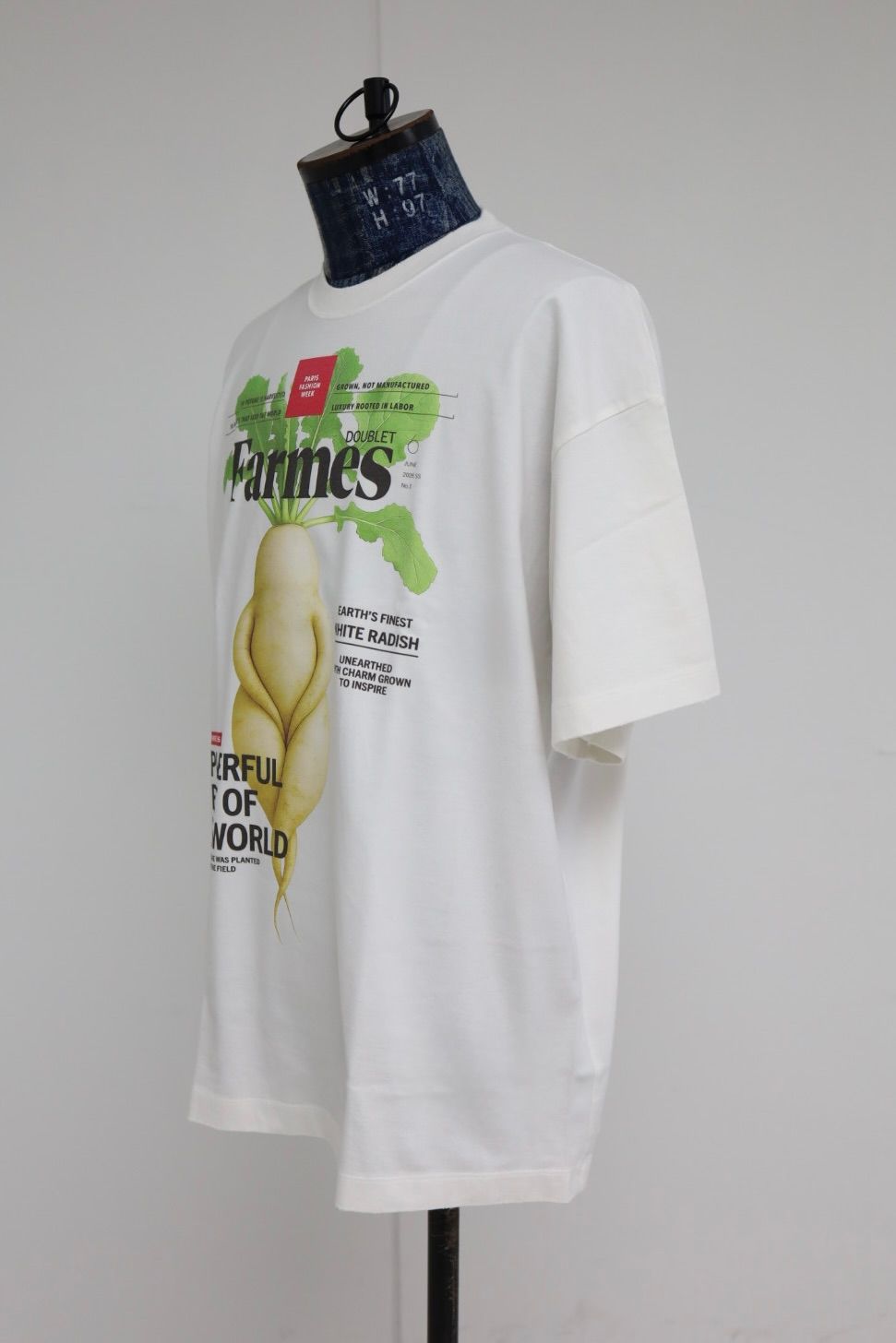doublet ダブレット26SS FARMES MAGAZINE COVER T-SHIRT (26SS34CS430) WHITE ★1月17日(土)11:00発売！