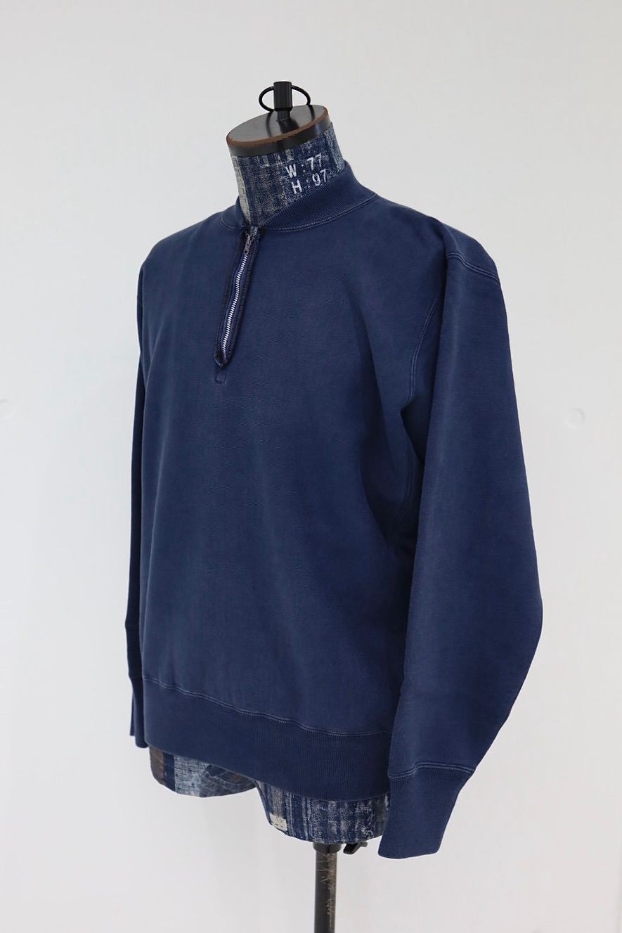 アプレッセ 2026 STYLE1 Vintage Half Zip Rib Collar Sweatshirt(26SAP-05-11)NAVY☆12月13日(土)発売！