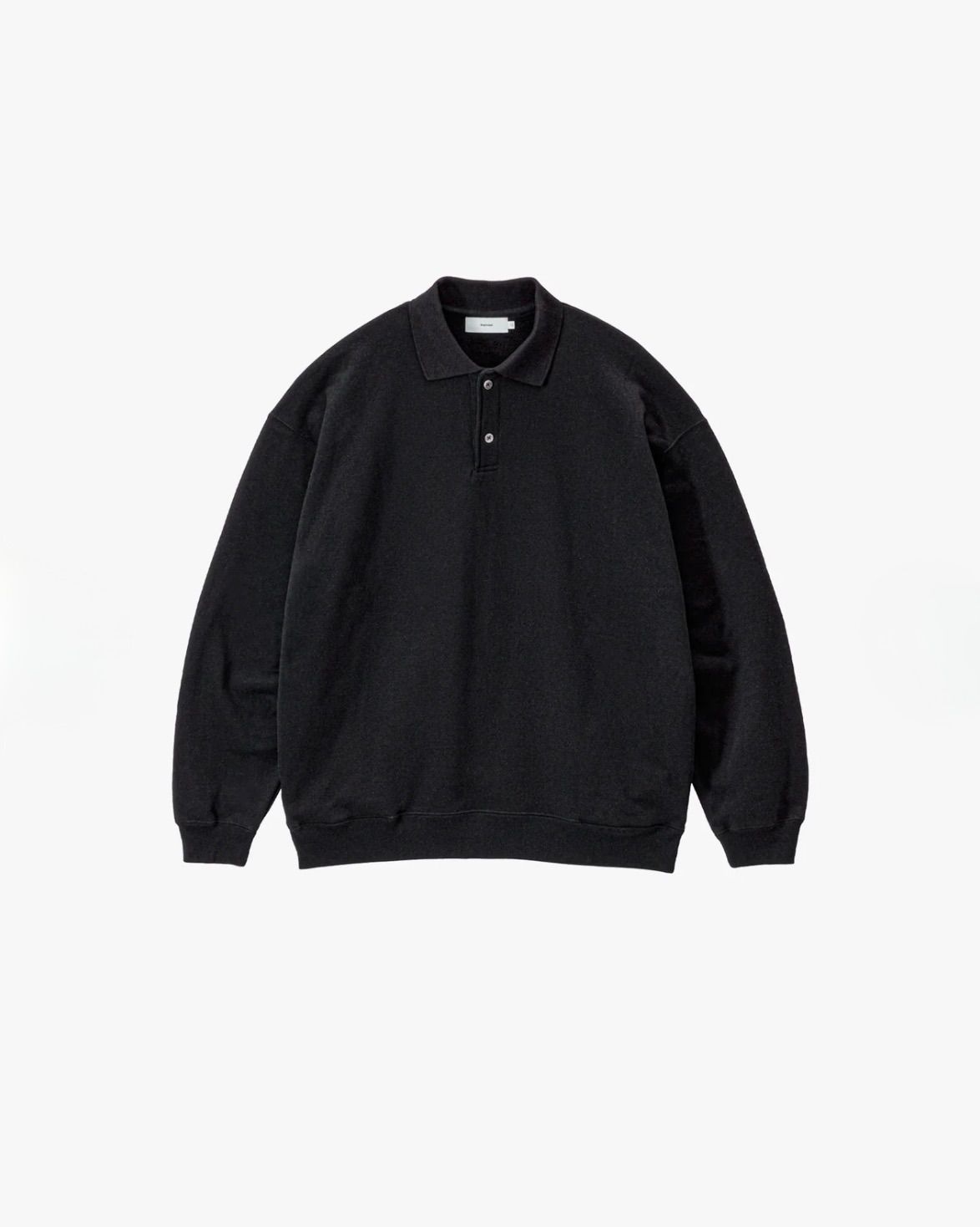 グラフペーパー AZUMA Terry Pullover Polo Sweat(GU263-70251B)BLACK☆10月3日(土)発売！