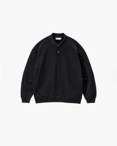 グラフペーパー AZUMA Terry Pullover Polo Sweat(GU263-70251B)BLACK☆10月3日(土)発売！