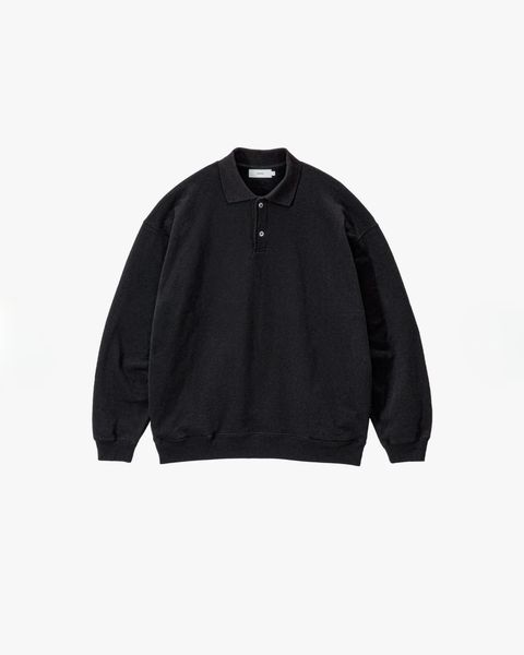グラフペーパー AZUMA Terry Pullover Polo Sweat(GU263-70251B)BLACK☆10月3日(土)発売！