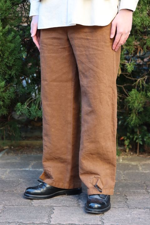 Ets.MATERIAUX M38 Motor cycle coat"BROWN"style.