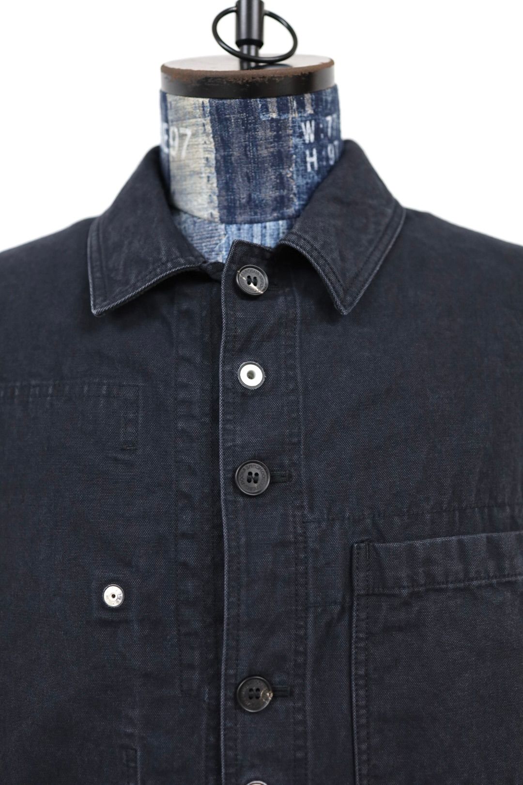 コムデギャルソンオム26SS 綿キャンバス×多素材MIXジャケット(HQ-J021-051)BLACK MIX☆4月3日(金)発売！