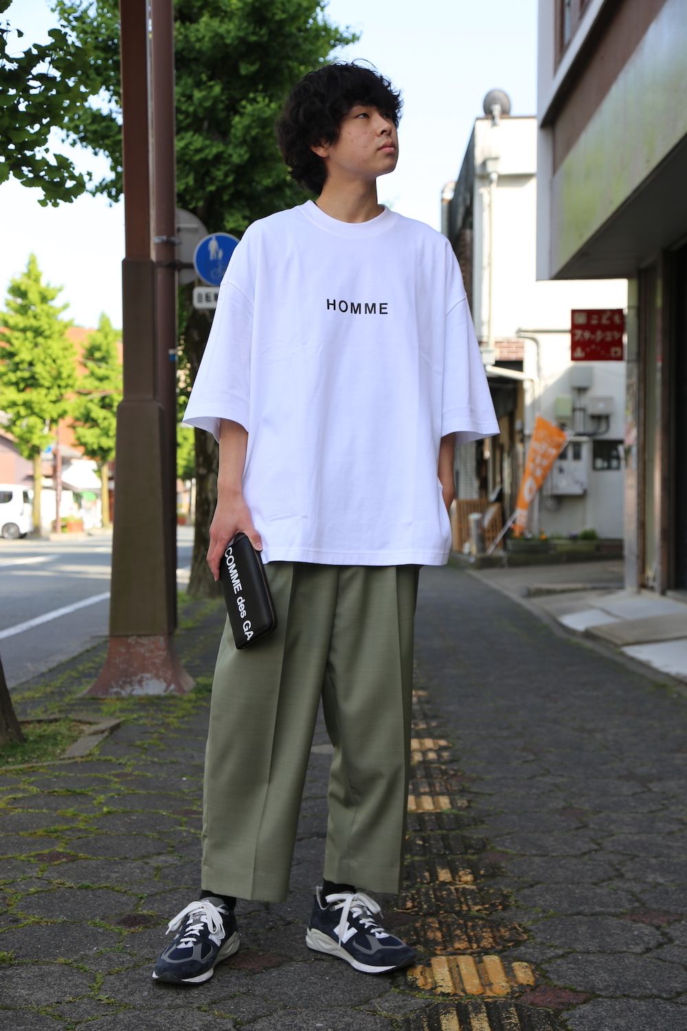 【青山本店限定】コムデギャルソン　2023s/s オーバーサイズTシャツ