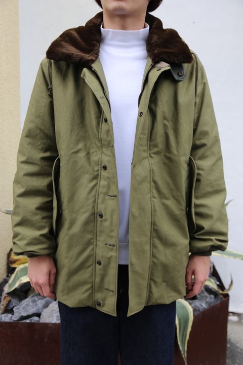 eYe JUNYA WATANABE COMME des GARCONS MAN 綿バックサテンミリタリーブルゾン(WF-J905-100)"KHAKI"style.2020.10.3.