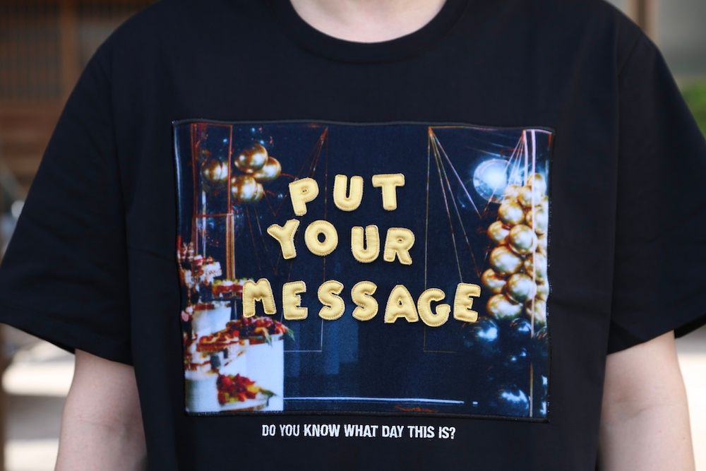 doublet D.I.Y ALPHABET T-SHIRT(21SS21CS188)  style.2021.2.23.