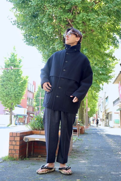 A.PRESSE U.S.ARMY Mackinaw Coatスタイル