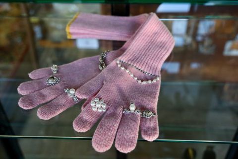 doublet 25AW LONG KNIT GLOVES WITH RINGS (25AW87GV04) PINK★9月13日(土)発売！