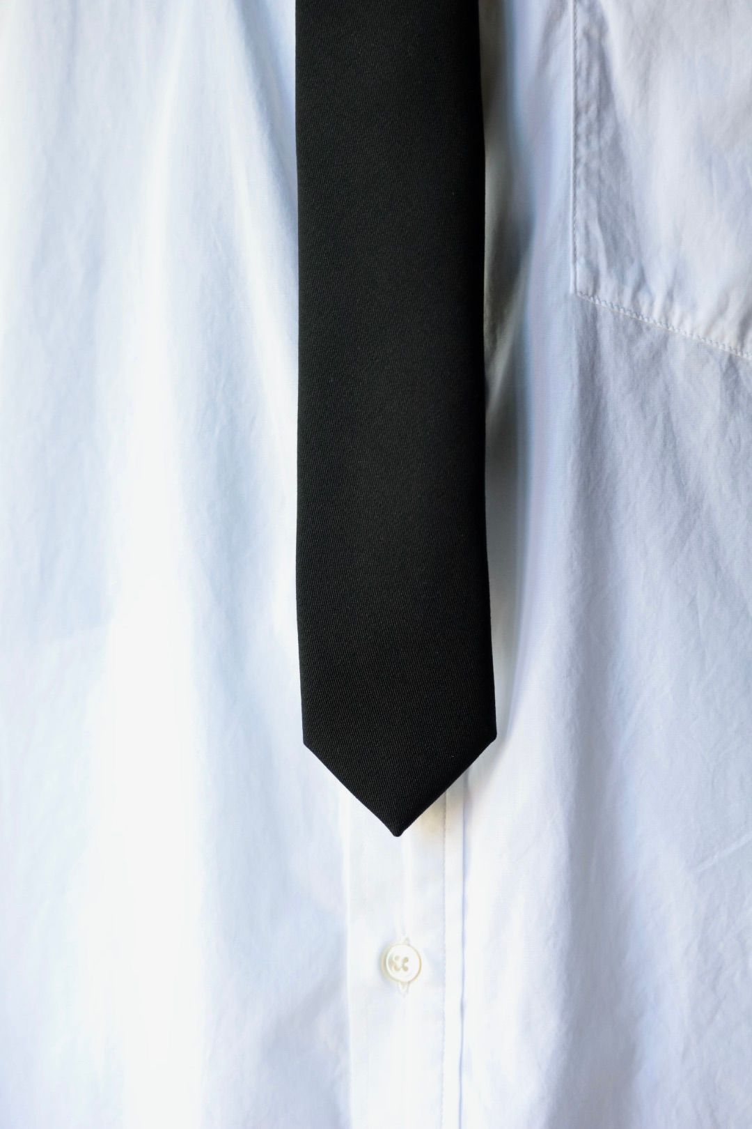 グラフペーパー Scale Off Wool Necktie(GU253-90178B)BLACK☆8月23日(土)発売！
