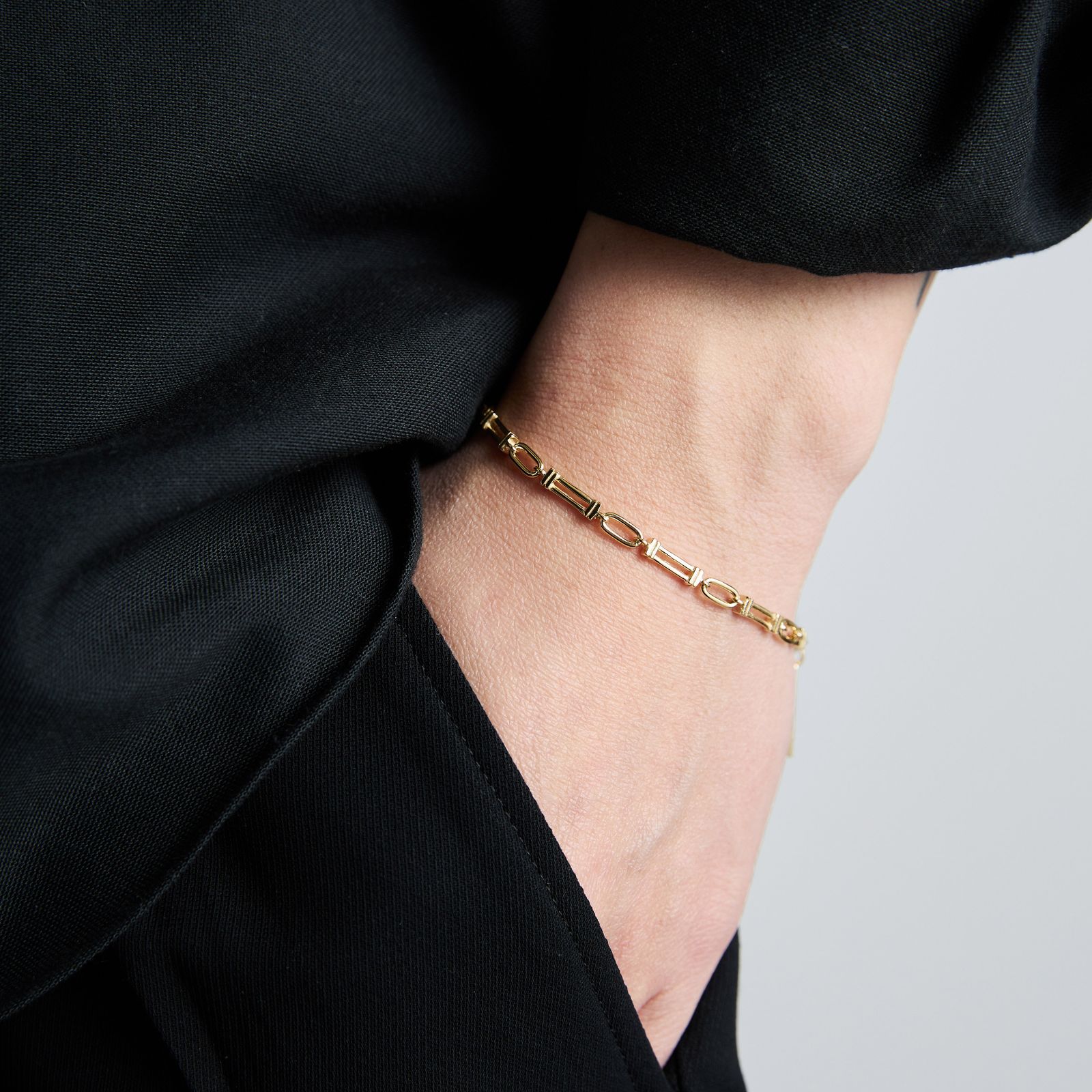 XOLO JEWELRY ブレスレット / Lantern Link Bracelet -3mm-Gold-(XOB119)★11月15日(土)発売！