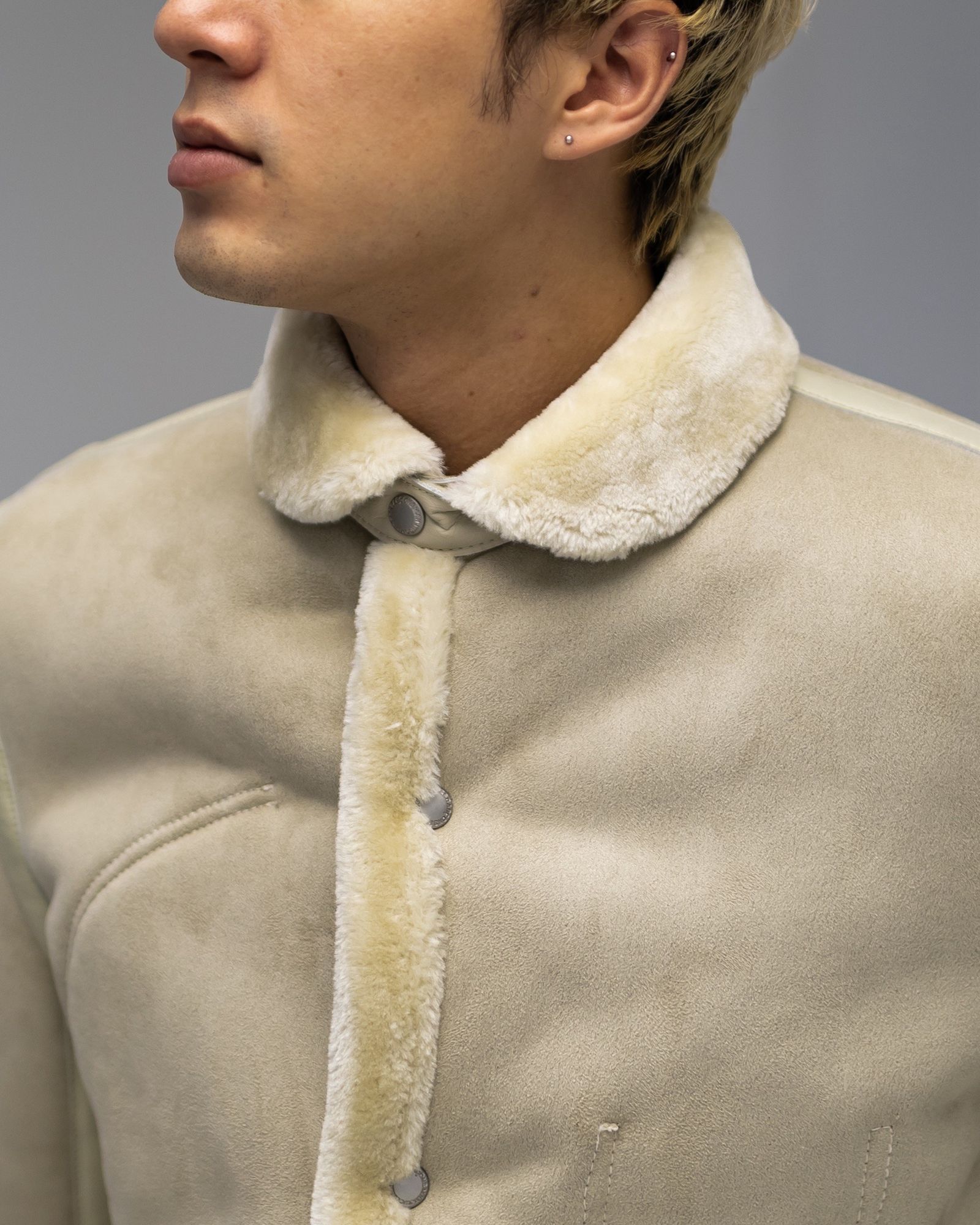 ジュンヤワタナベマン 25AW エステルボアムートンレザージャケット(WP-J025-051)☆11月1日(土)発売！