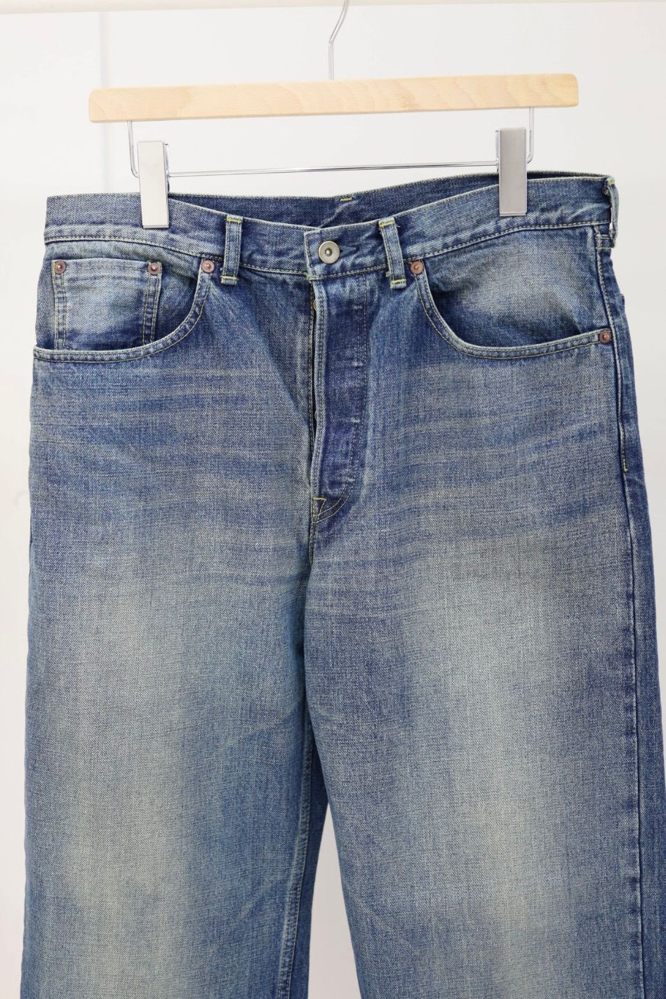 marka マーカ 26SS CLEAN CYLINDER FIT JEANS(M26A10PT12C)INDIGO V.W☆新作発売！