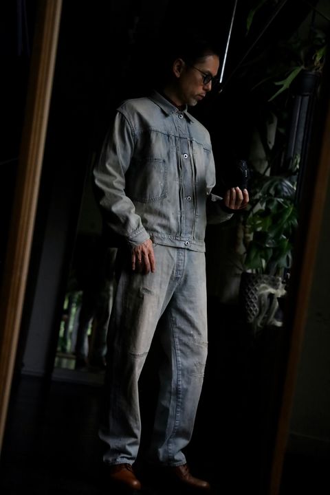 A.PRESSE 1st Type Denim Jacketスタイル.2024.6.22.