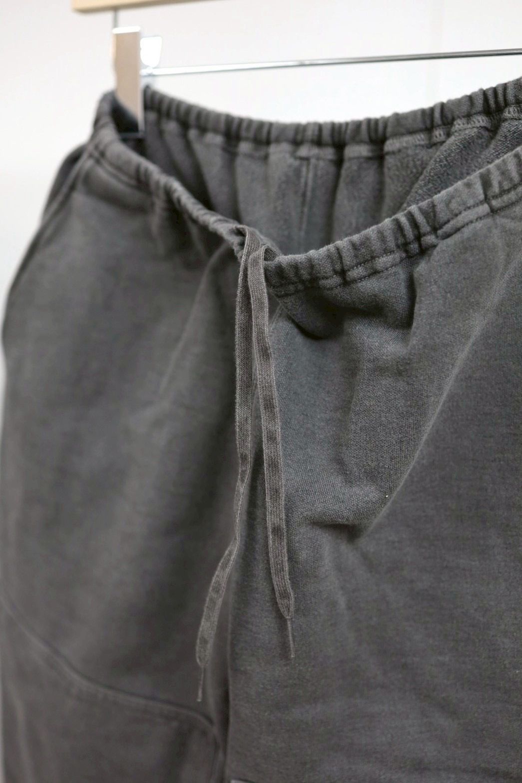 blurhms ブラームス 26SS Light Sweat Double-knee pants(BHS26S033)Black pigment over dye☆1月23日(金)新作発売！