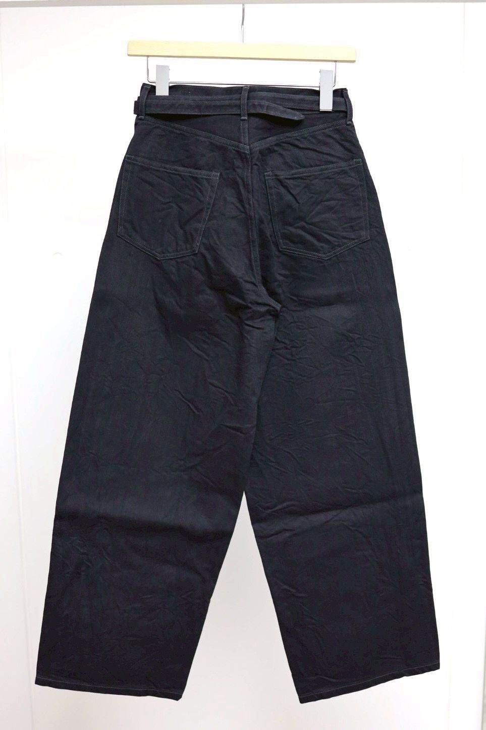blurhms Women's 26SS 12.9oz Denim Bias Belted Pants(BHS26S012)SulfurBlack☆新作発売！