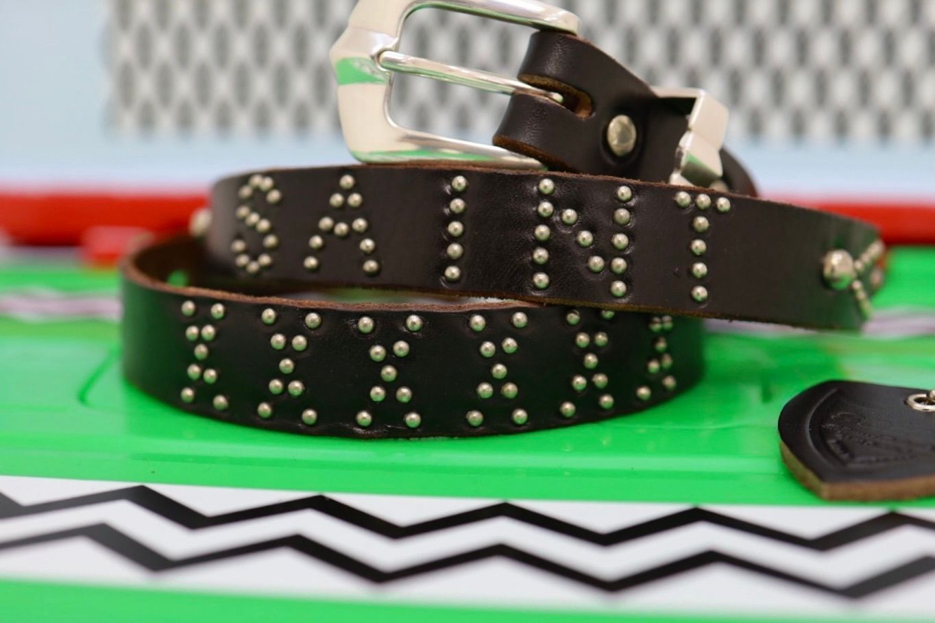 セントマイケル 26SS BLACK STONE HTC_BELT NARROW(SM-MK8-0000-C64)BLACK☆5月16日(土)発売！