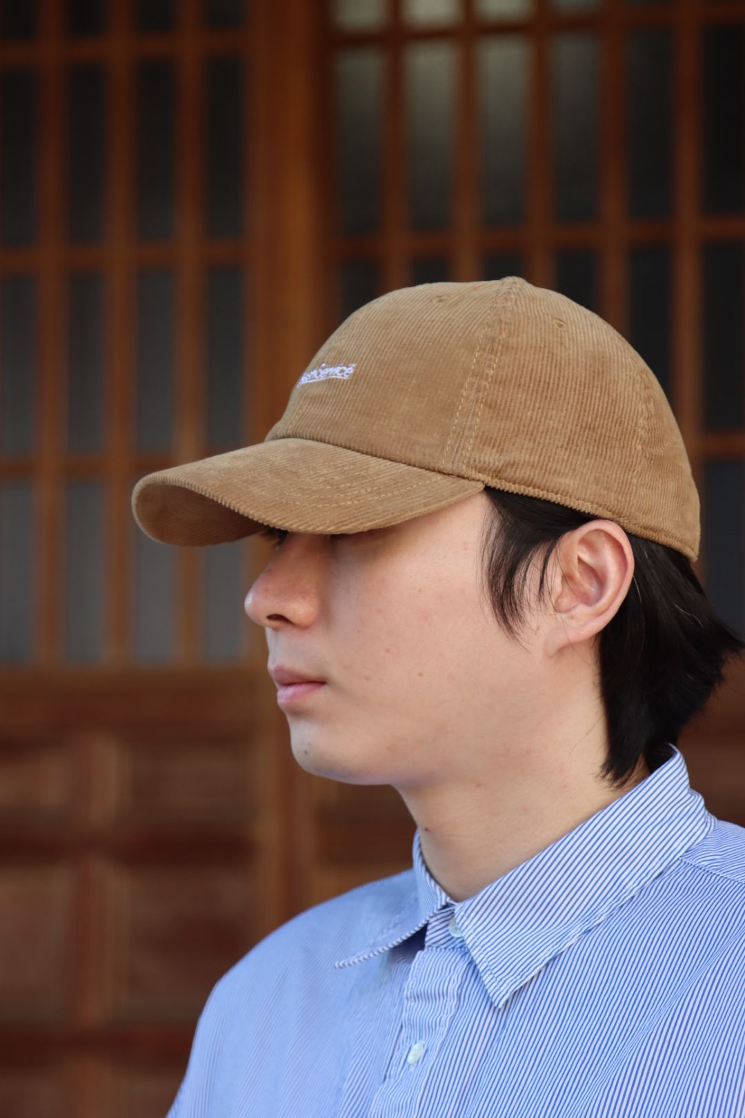 FreshService CORPORATE STRIPE REGULAR COLLAR SHIRT"WHITE×BLUE"style.