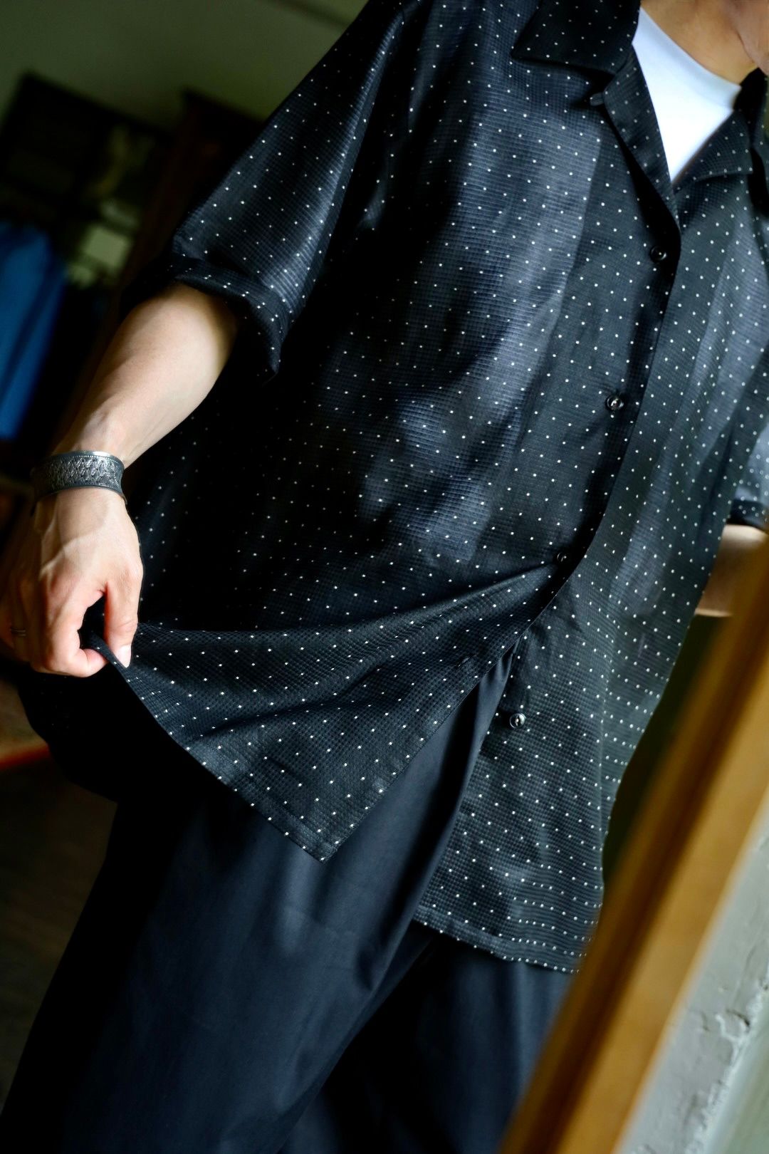 Graphpaper Solotex Twill Chef Pants"BLACK"スタイル2024.5.27.