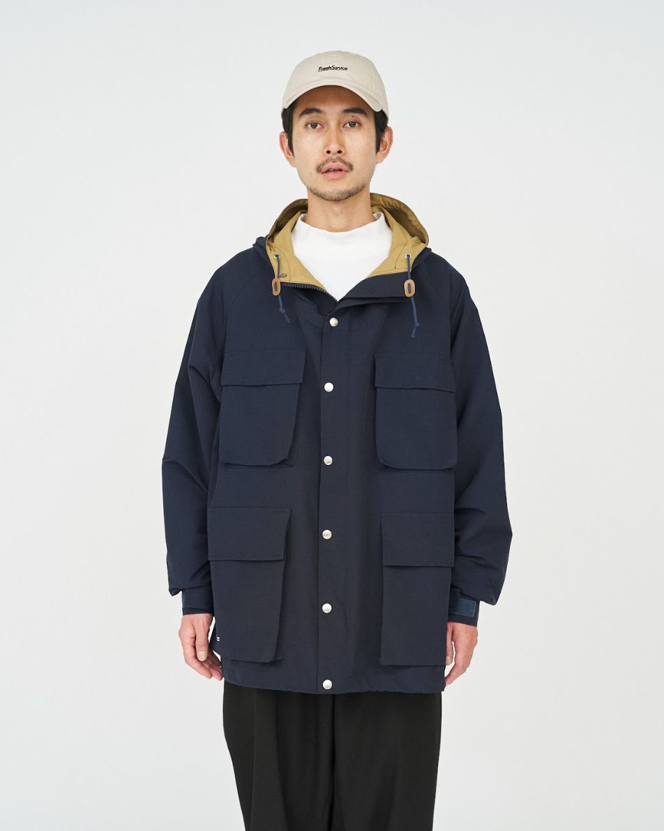 フレッシュサービス N/C GROSGRAIN MOUNTAIN PARKA (FSC253-20171)NAVY☆9月13日(土)発売！