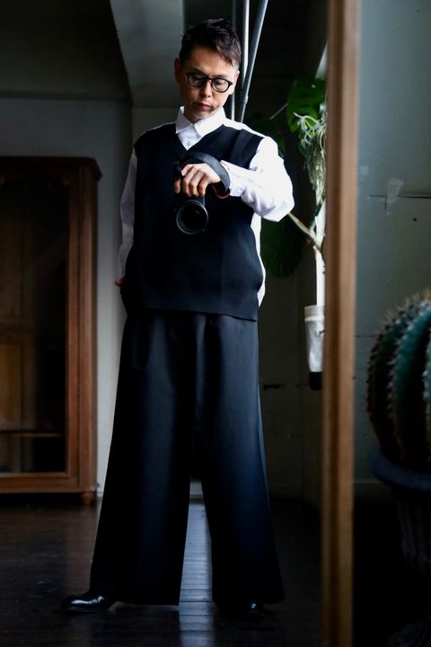 COMME des GARCONS HOMME 異素材切り替えシャツスタイル2025.2.9.