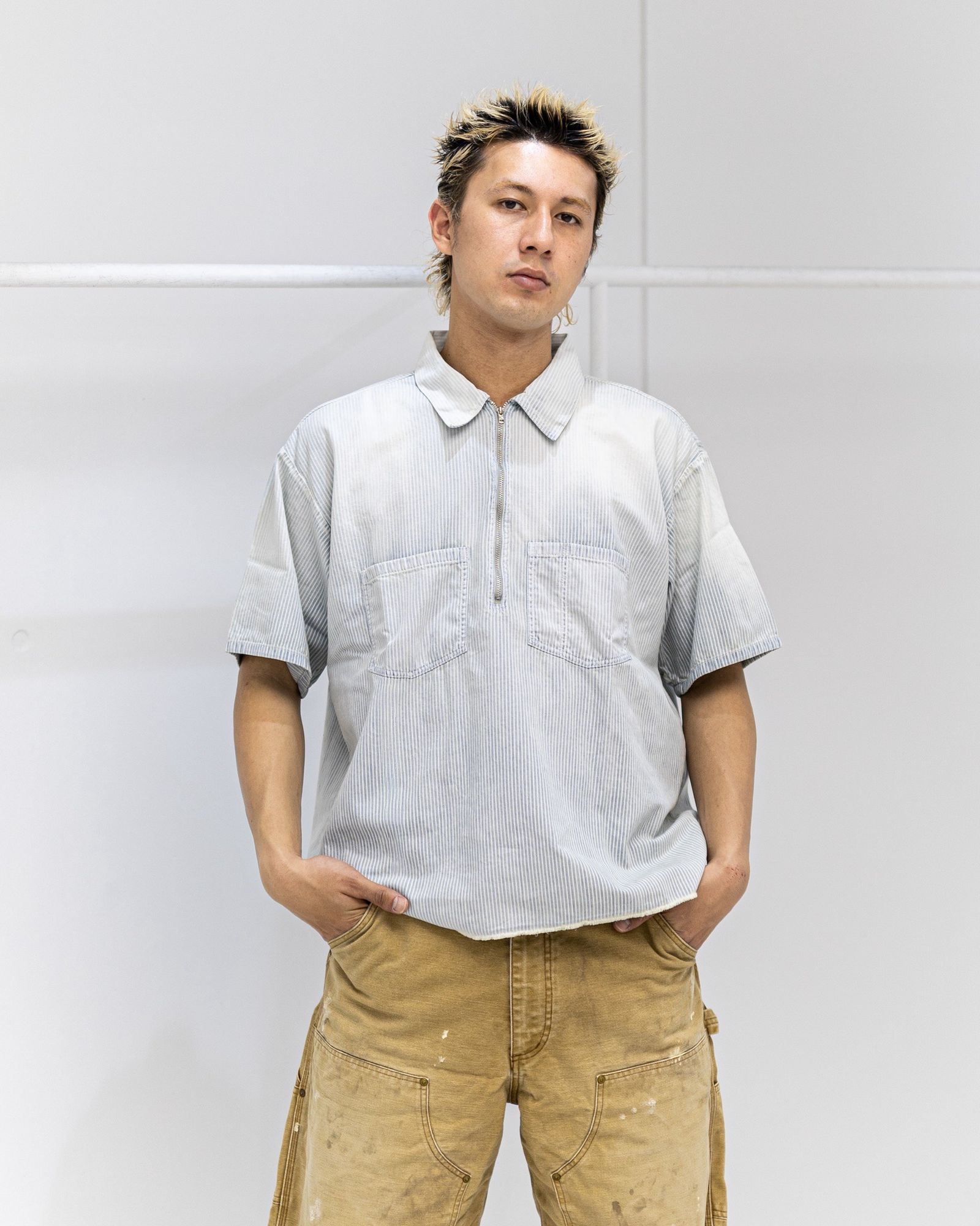 SAINT Mxxxxxx SS HICKORY SHIRT/STRIPE スタイル！