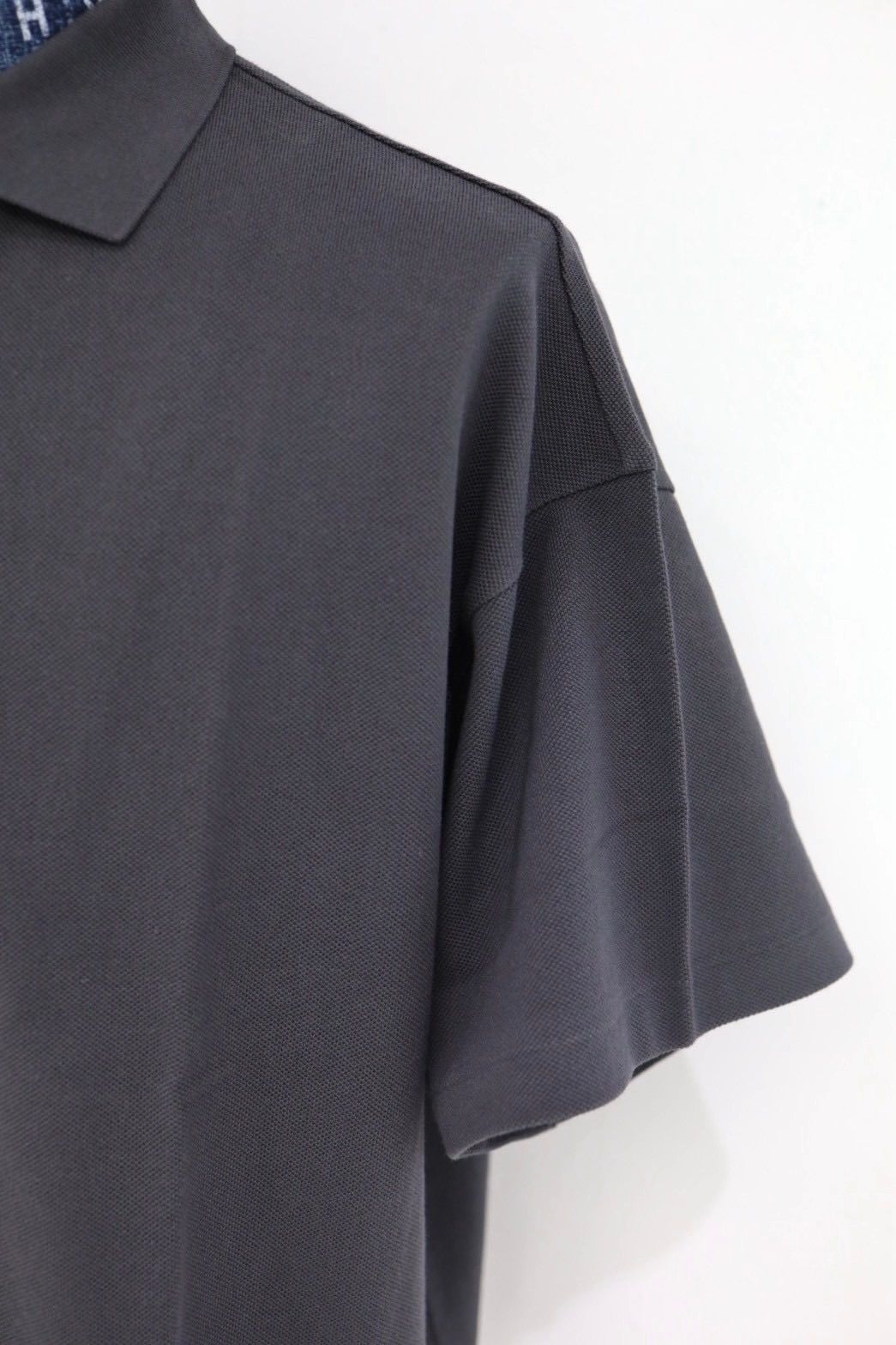 グラフペーパー 26SS Cotton Pique Jersey S/S Skipper Polo(GU261-70416)CHARCOAL☆4月11日(土)発売！