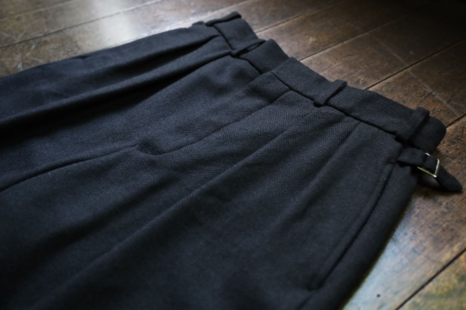 アプレッセ Tweed Trousers(24AAP-04-07H)BLACK