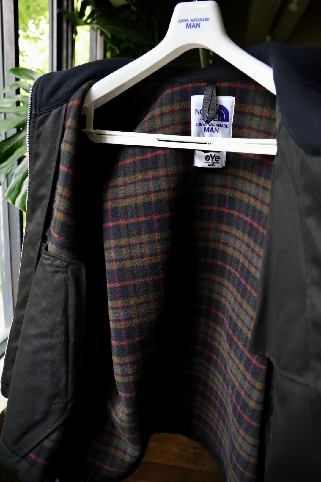 アイジュンヤワタナベマン THE NORTH FACE  ウールメルトンジャケット(WN-J917-100)NAVY