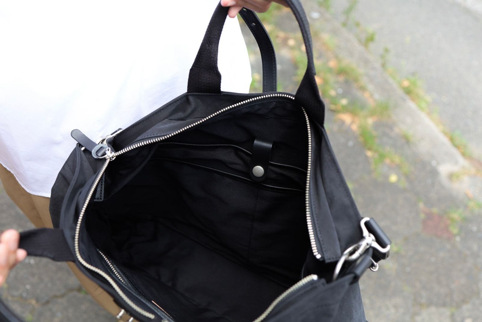 エンダースキーマ バッグ bracket bag(yv-b-brb)black
