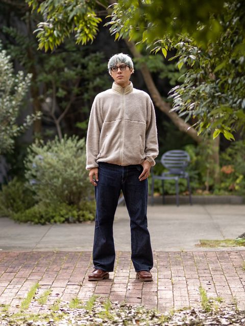Graphpaper Wool Boa Zip-Up Blouson MARK STYLE