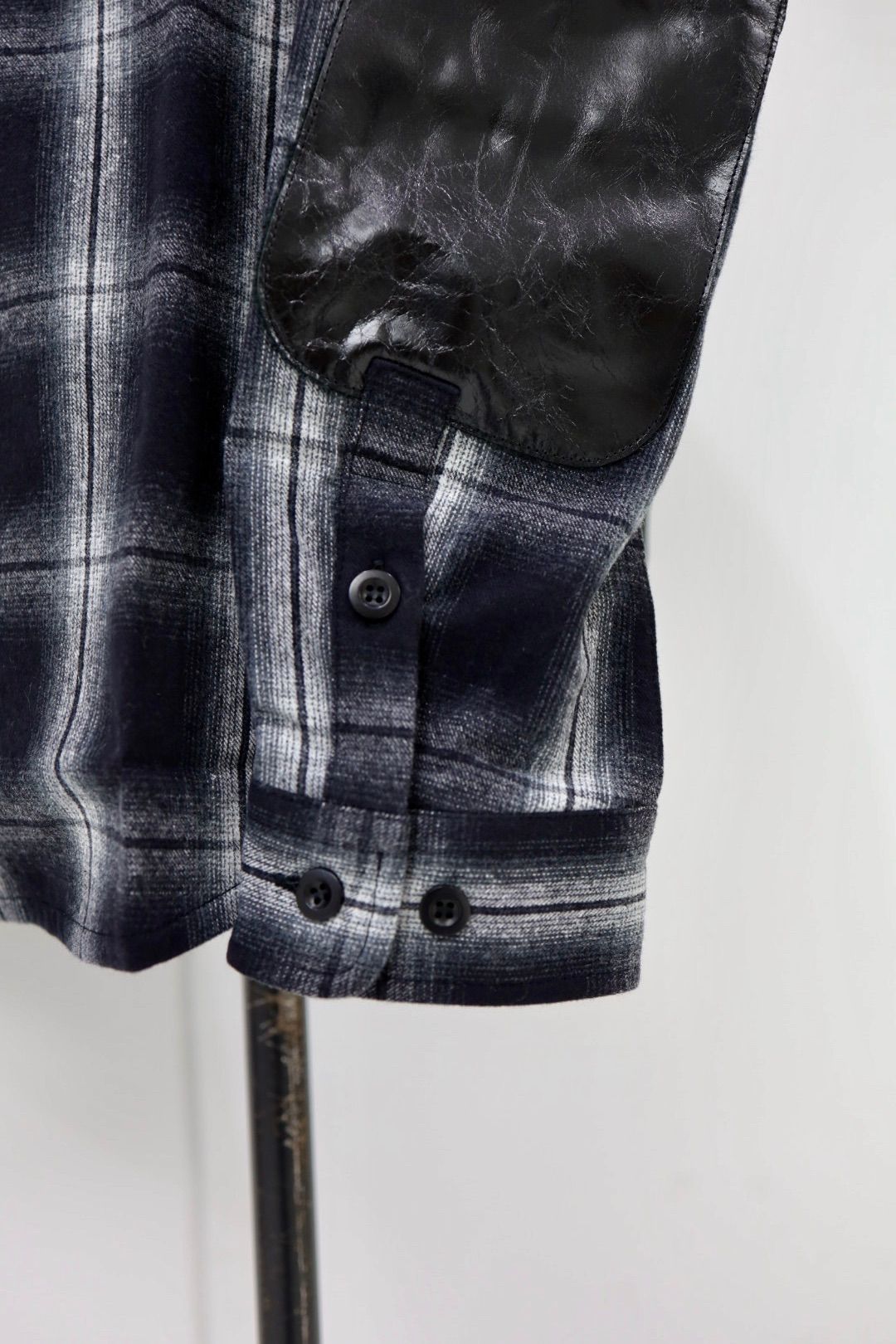 ジュンヤワタナベマン 25AW 綿フランネルチェックコーデュロイレザーシャツ(WP-B021-051)☆11月1日(土)発売!