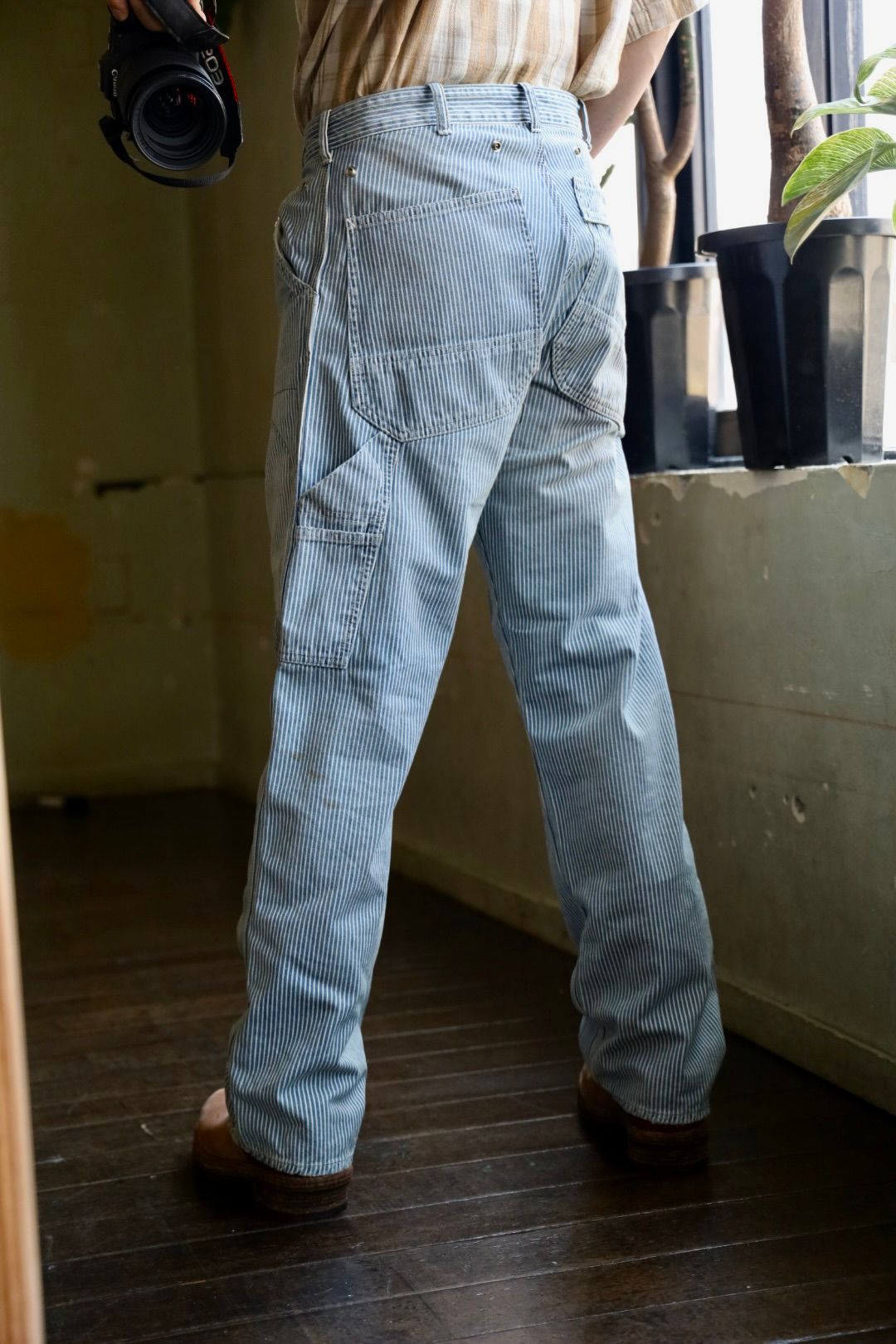 BOWWOW - BOW WOW バウワウ HICKORY PAINTER PANTS with