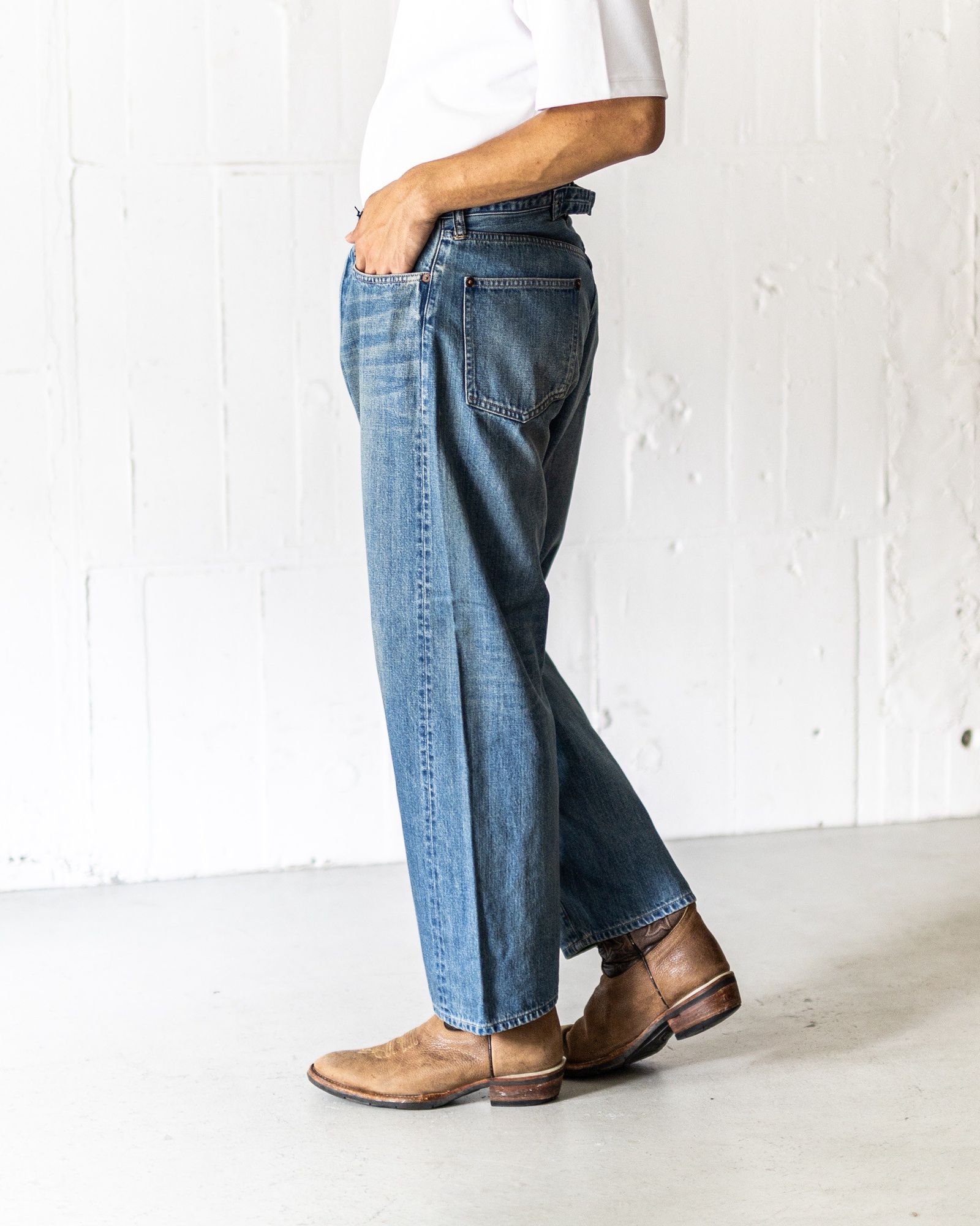 アプレッセ 2025 STYLE2 No.22 Washed Wide Denim Pants(25AAP-04-38)INDIGO☆8月9日(土)発売！