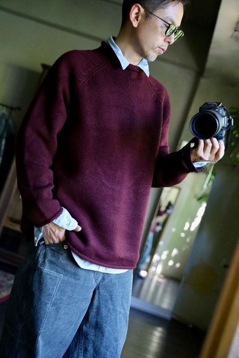 A.PRESSE Roll Neck Sweaterスタイル.2024.10.06.