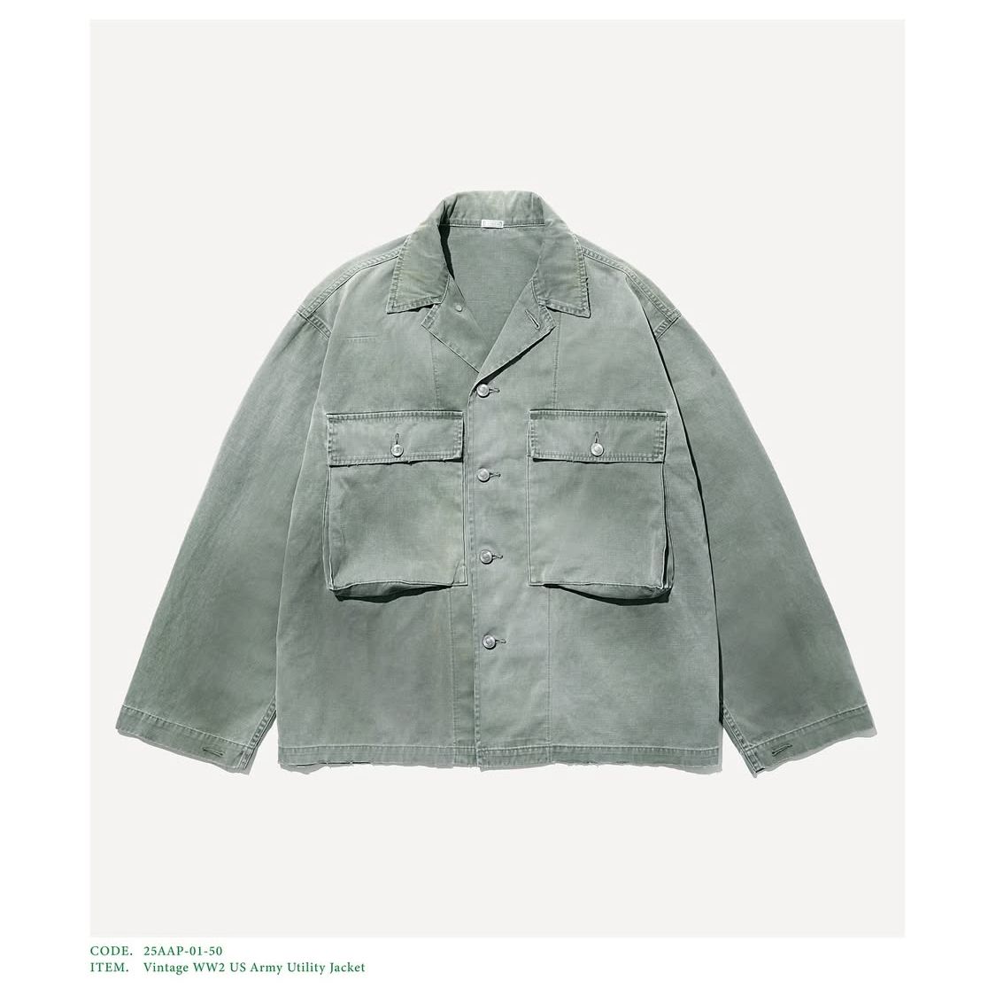 みすたーかか　A.PRESSE Military Jacket A.PRESSE 25SS Vintage P41 Military Jacket – Vintage Concept